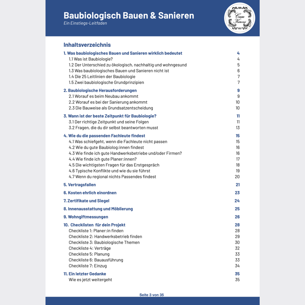 Leitfaden: Baubiologisch Bauen & Sanieren (digital)