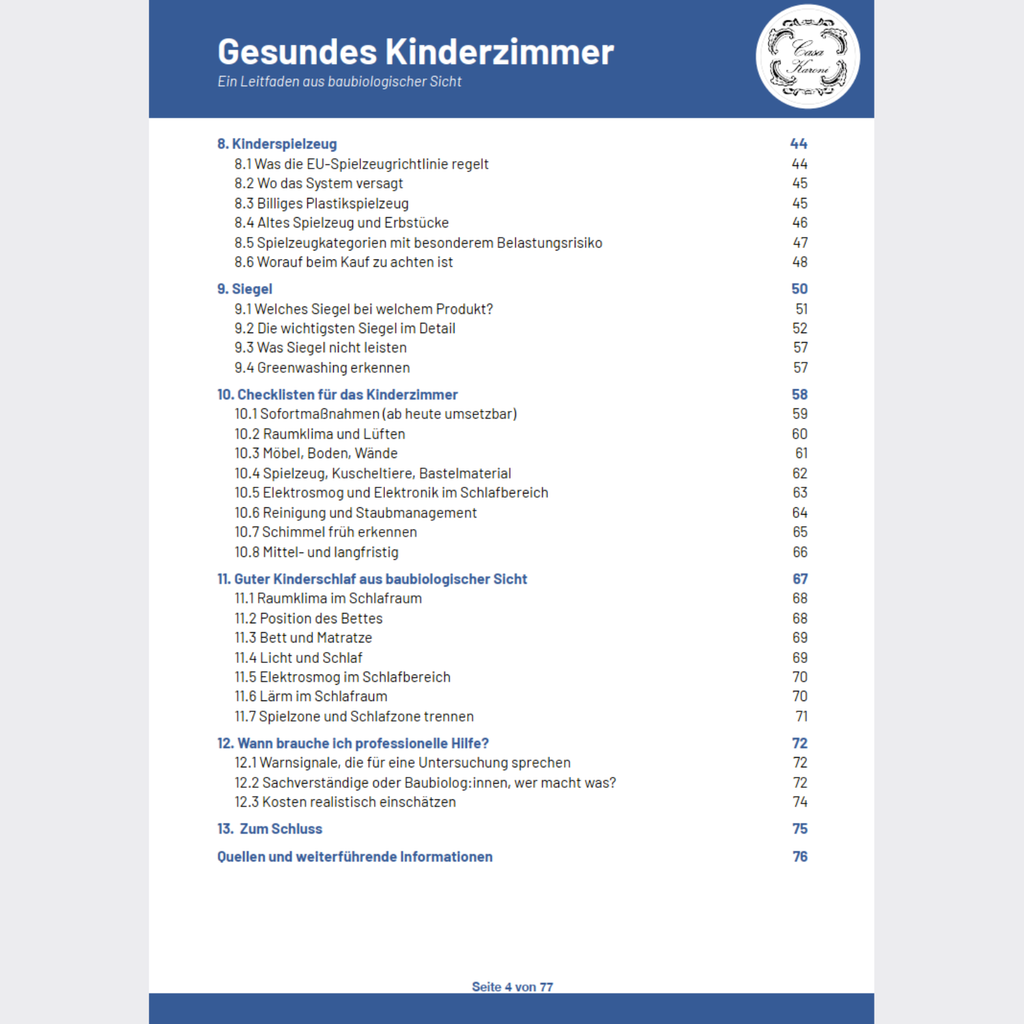 Leitfaden - Gesundes Kinderzimmer (digital)