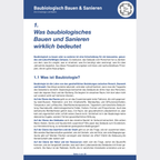 Leitfaden: Baubiologisch Bauen & Sanieren (digital)