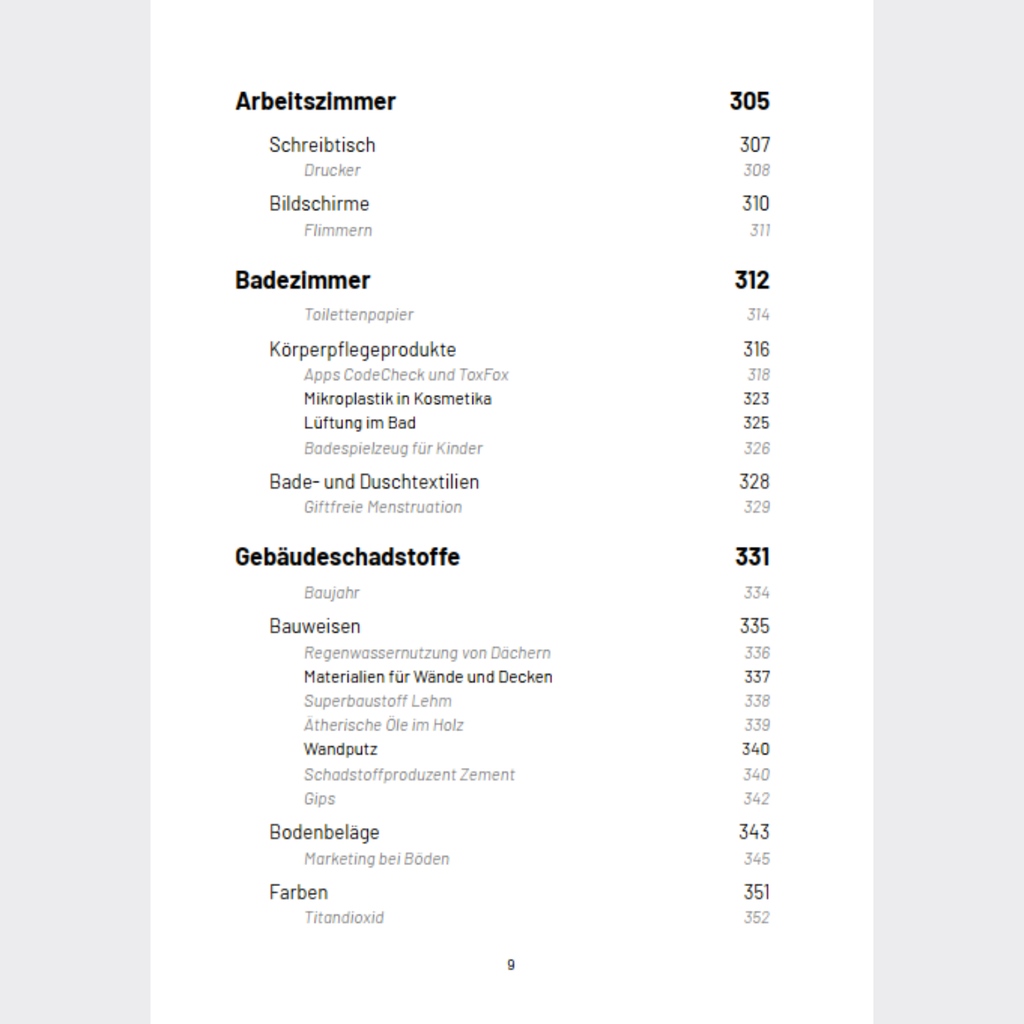 E-Book: Schadstofffreies & wohngesundes Zuhause
